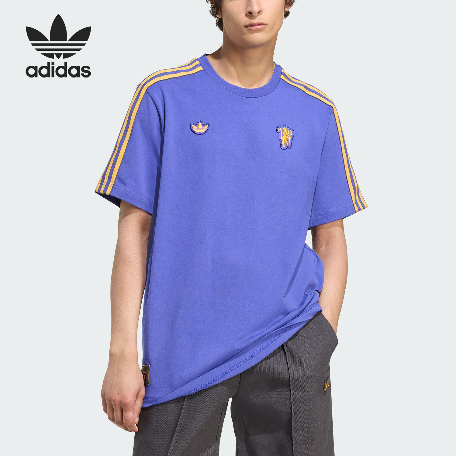 Adidas/阿迪达斯官方正品三叶草男士圆领足球针织短袖T恤JN2823,运动服/休闲服装,运动T恤,淘宝优惠券,粉丝福利购,淘宝优惠卷