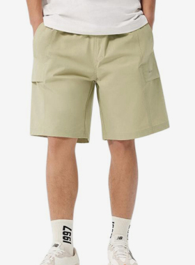 New Balance/NB正品夏季新款男子运动训练系带短裤AMS32369-FUG