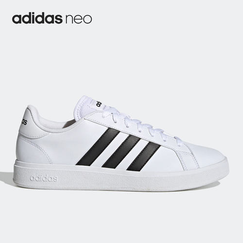 阿迪达斯男女低帮休闲网球板鞋