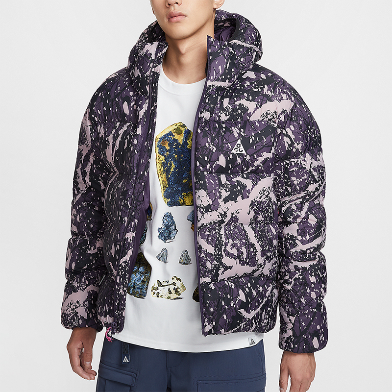 耐克男士复古运动棉服外套