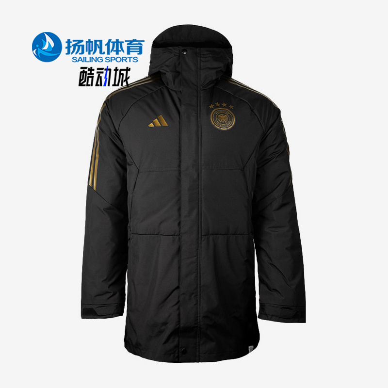 阿迪达斯男子足球运动棉服