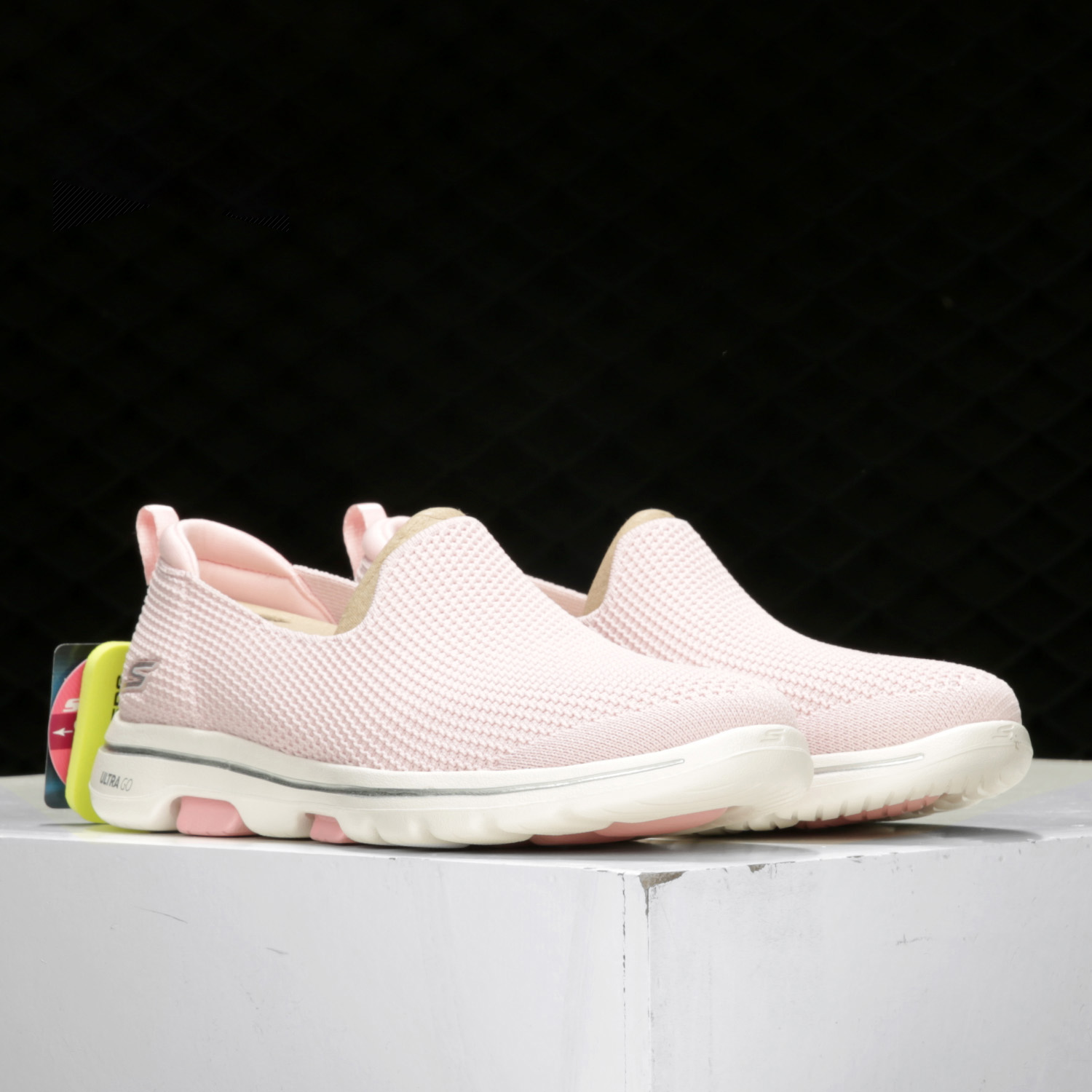 Skechers正品夏季新款女子舒适一脚蹬透气轻便低帮运动休闲鞋