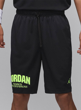 Nike/耐克正品JORDAN男士透气印花运动训练短裤FZ9986-010