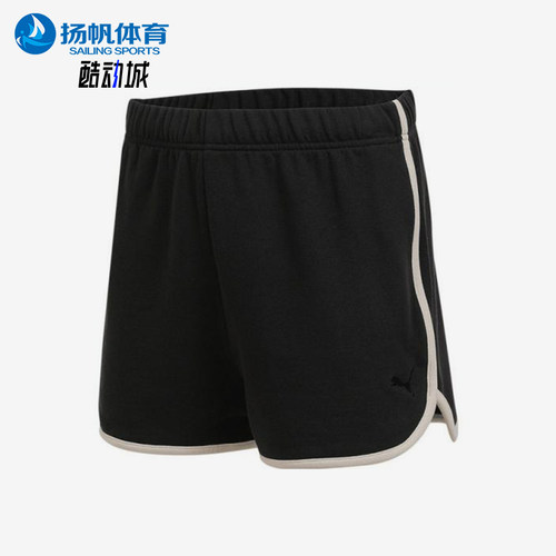 Puma/彪马正品HERShortsTRW利落时尚轻盈女快干经典短裤692102-01