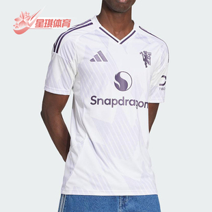 透气足球运动训练短袖 Adidas JI7423 JSY男士 阿迪达斯正品 MUFC