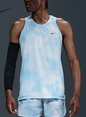 Nike/耐克正品2025男士运动透气圆领跑步无袖背心T恤HJ4146-422
