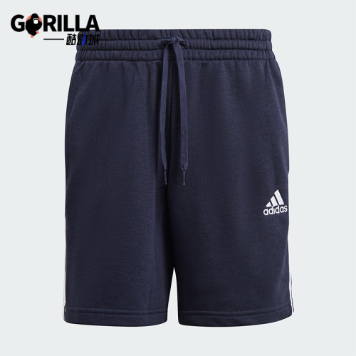 Adidas/阿迪达斯正品M 3S FT SHO男士印花经典运动休闲短裤GK9598