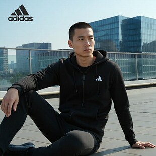 Adidas/阿迪达斯正品SPACER HD男士户外连帽宽松外套IX5706