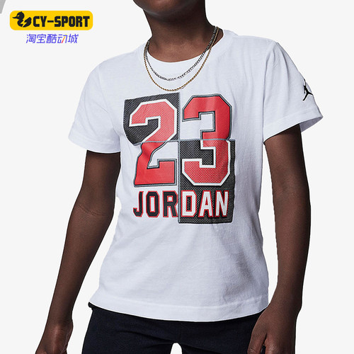 Nike/耐克正品JORDAN23印花短袖T恤新款经典短袖T恤FB1689-100