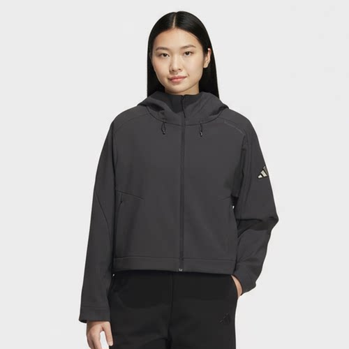 Adidas/阿迪达斯正品秋冬新款女士保暖梭织短款外套JM4318
