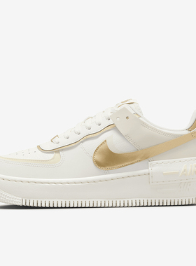 Nike/耐克正品Air Force 1 Shadow女士厚底板鞋DZ1847-108