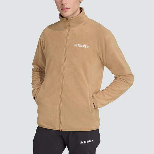 Adidas/阿迪达斯正品TEREXTEREXS新款男经典卡其抓绒夹克JM3115