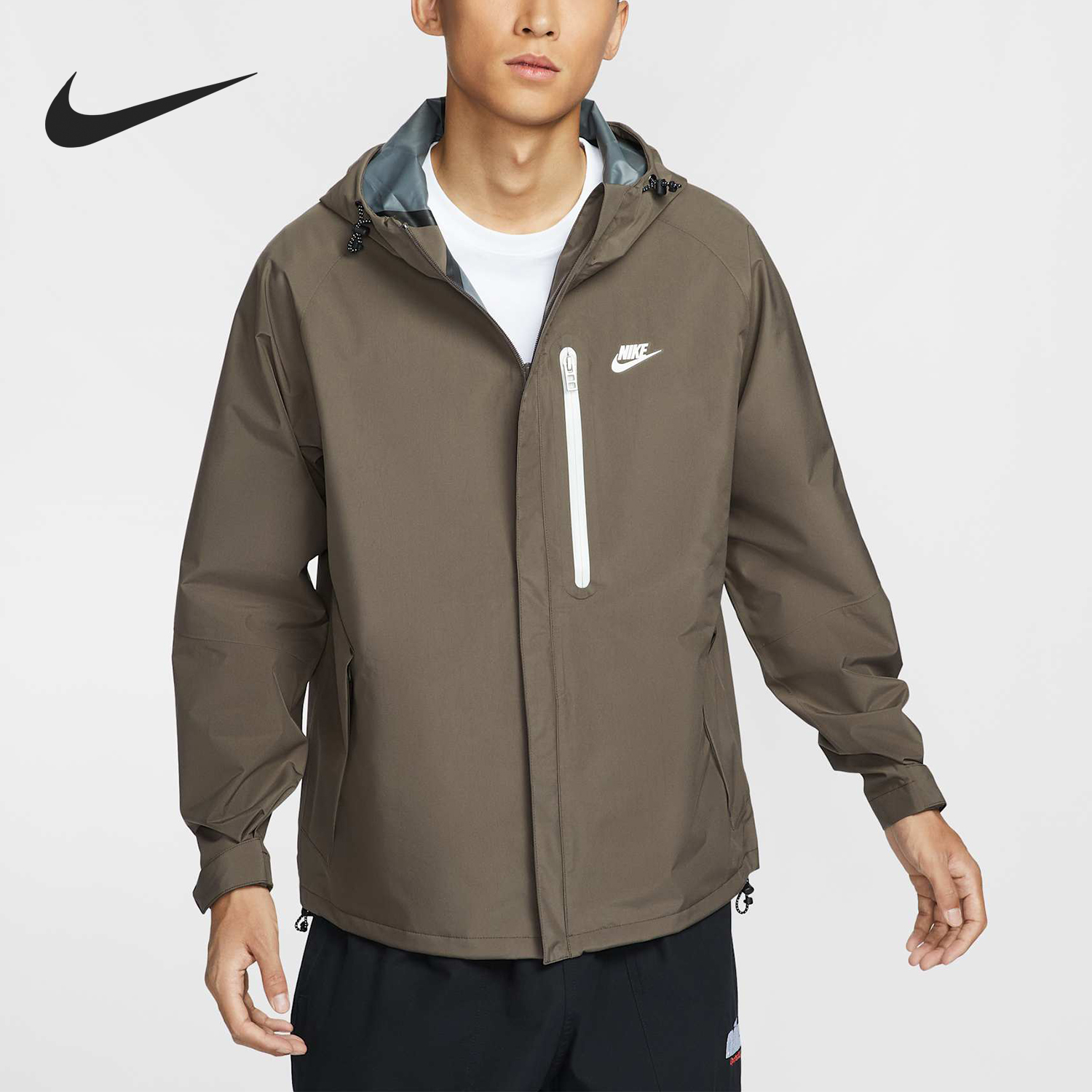 Nike/耐克正品秋冬新款男士复古户外防风冲锋衣DM5500-004