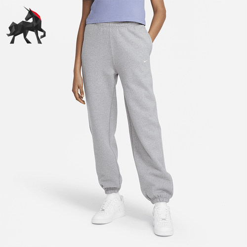 Nike/耐克正品春秋女士透气刺绣束脚针织休闲运动裤CW5565-063