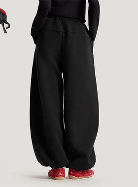 Adidas/阿迪达斯正品FOS W DK PT1女士亲肤针织宽松休闲裤KR7572