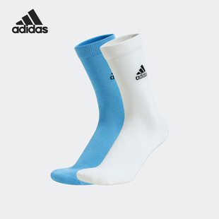 SOCKS 2PP男女款 阿迪達(dá)斯正品 襪子兩雙裝 JJ4346 FUSTL Adidas