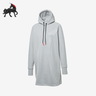 Puma/彪马X KARL 女士休闲连帽针织宽松长款卫衣595571-09