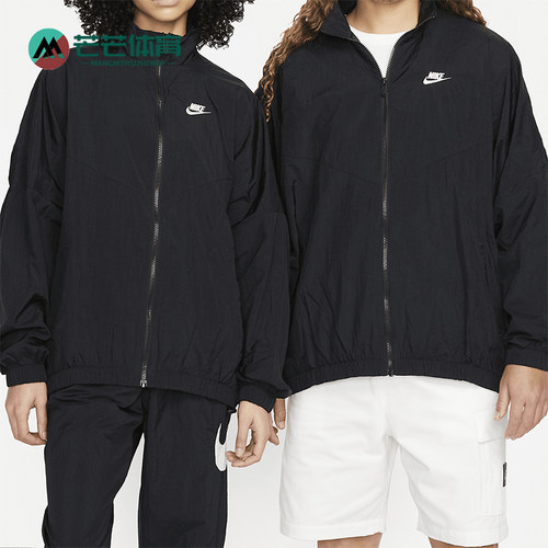 Nike/耐克正品春秋女士运动拉链宽松长袖经典夹克外套DM6185-010