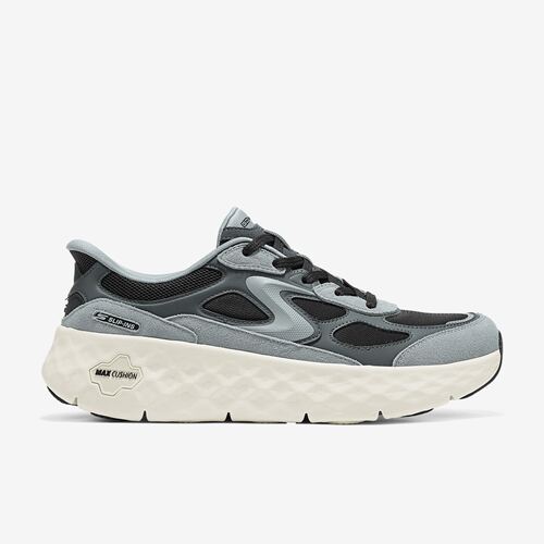 Skechers斯凯奇正品GO WALK男系带厚底低帮跑步鞋217117-BKGY