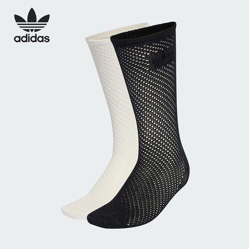 Adidas/阿迪达斯正品三叶草CROCHETCREWSOCKS女经典运动袜KD8398