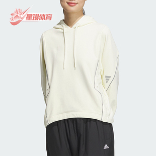 女士休闲长袖 Adidas 阿迪达斯正品 新款 JM6226 连帽卫衣套头衫