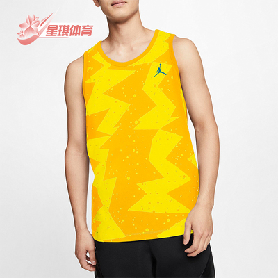 Nike/耐克正品JORDAN男士圆领无袖经典训练篮球背心T恤CJ6231-728