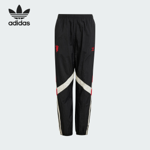 JC8835 三叶草儿童训练透气拼接束脚长裤 Adidas 阿迪达斯正品