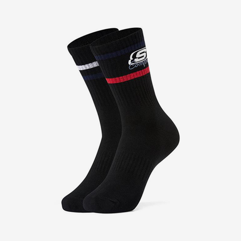 Skechers/斯凯奇正品春季新款男女运动透气休闲中筒袜两双装