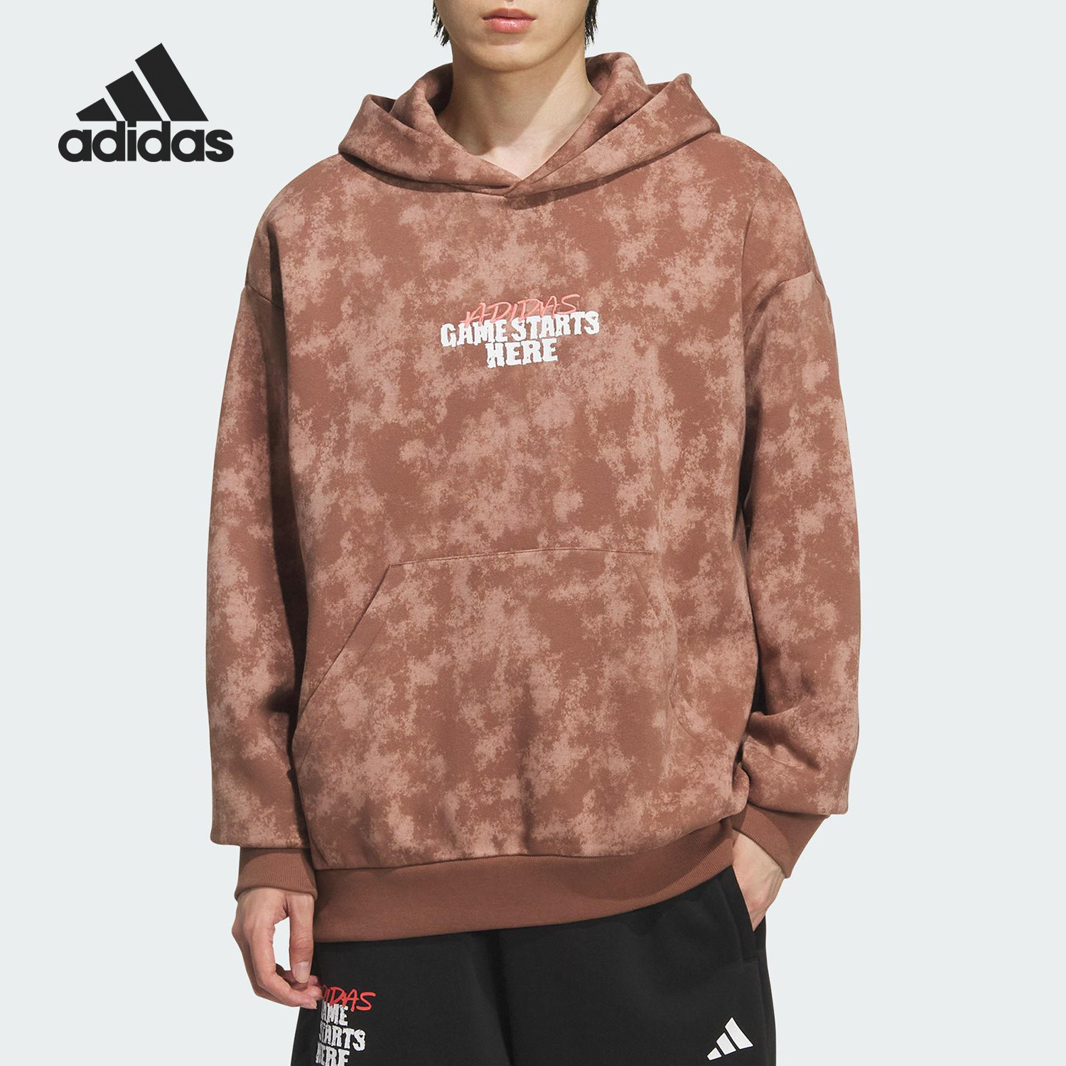 Adidas/阿迪达斯官方正品2025秋季款男士连帽套头篮球卫衣KC2781,运动服/休闲服装,运动卫衣/套头衫,淘宝优惠券,粉丝福利购,淘宝优惠卷