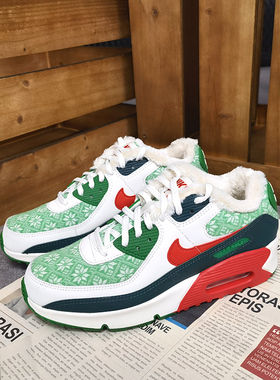 Nike/耐克正品AIR MAX90 SE (GS)ip大童运动气垫休闲鞋DC1621-100