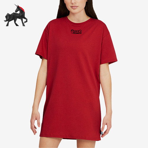 Puma/彪马正品MR DOODLE女士运动透气经典宽松连衣裙530656-22