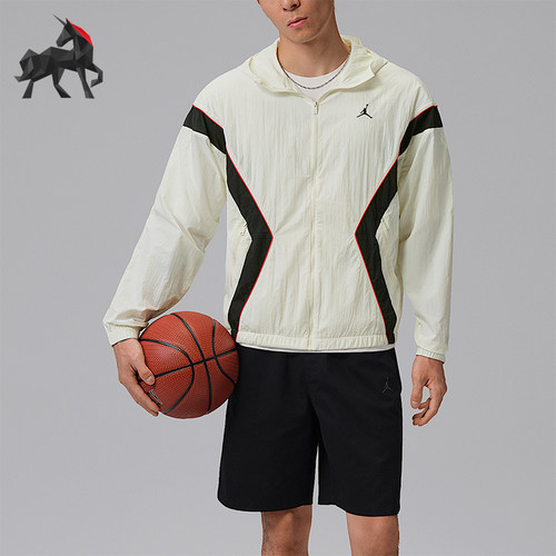 Nike/耐克正品Jordan男士运动复古轻便防晒衣夹克外套IB7256-100