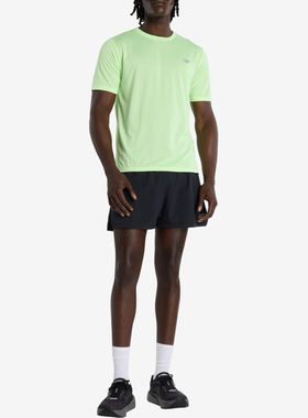 New Balance新百伦男速干圆领短袖跑步速干T恤MT41253AB3