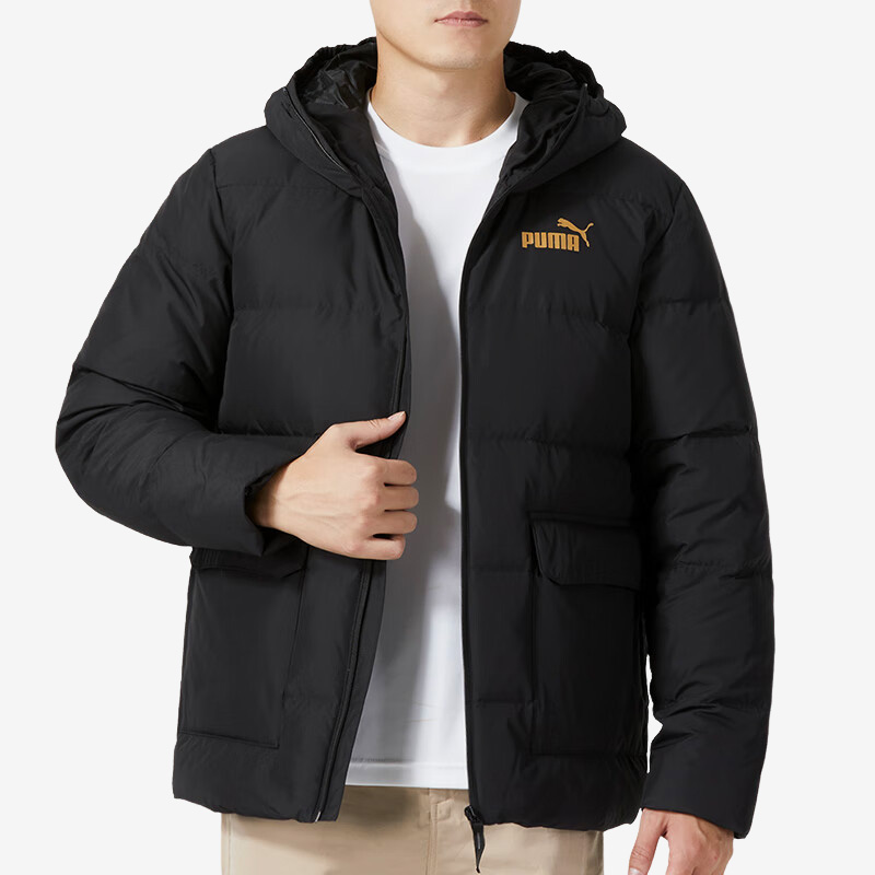 彪马官方正品男子时尚保暖羽绒服