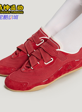 Adidas/阿迪达斯正品2025秋季款女士日常薄底魔术贴休闲鞋KJ9088