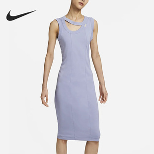 女子运动透气刺绣无袖 Nike 夏季 519 耐克官方正品 连衣裙DV8302