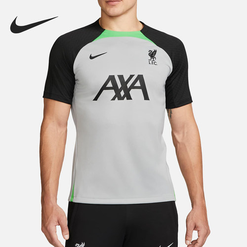 Nike/耐克正品Dri-Fit男士圆领训练足球短袖T恤DX3020-013
