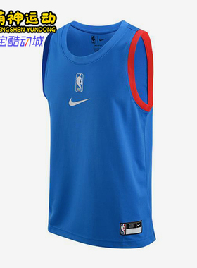 Nike/耐克正品运动男士圆领透气经典休闲复古无袖背心DR2275-435