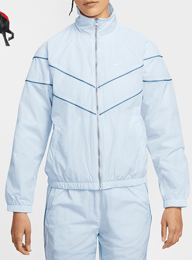 Nike/耐克正品Windrunner女士宽松防晒经典梭织夹克FV6305-423