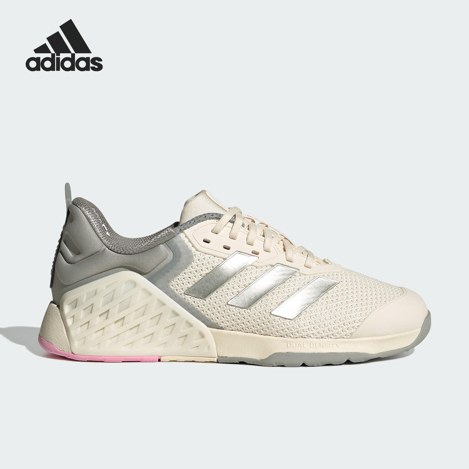 Adidas/阿迪达斯正品DROPSET 3女士系带透气低帮运动训练鞋JR1678