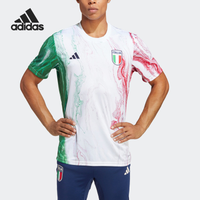 阿迪达斯男士运动训练时尚短袖