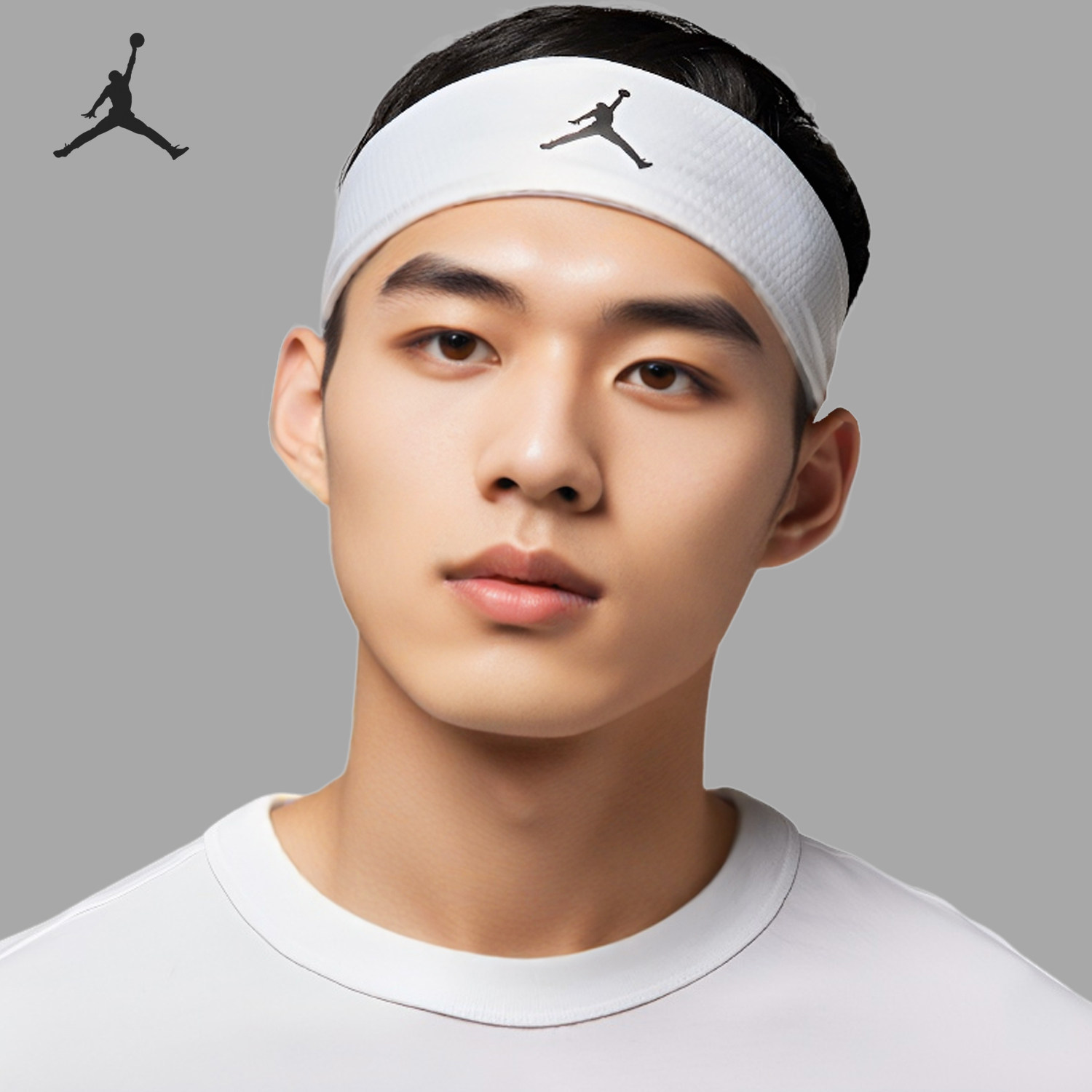 Nike/耐克官方正品Jordan男女同款运动简约吸汗头带IB0762-101
