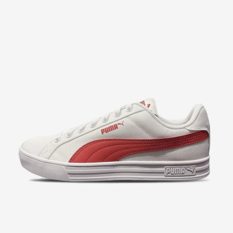 Puma/彪马正品SmashVulc男女白红色低帮日常经典板鞋385554-03