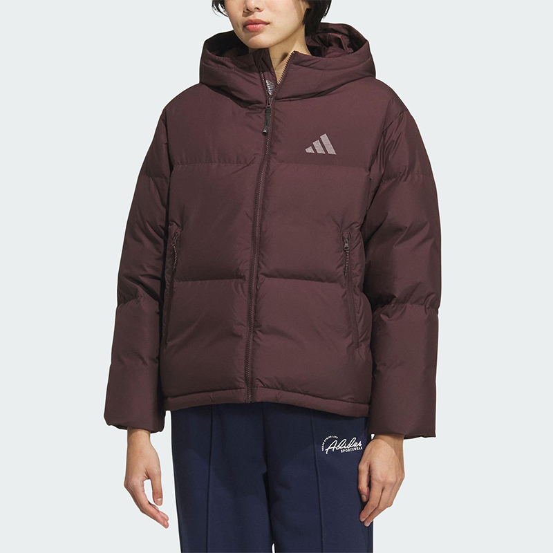 Adidas/阿迪达斯正品W PUFF DOWN JKT女士连帽保暖羽绒服KC5948