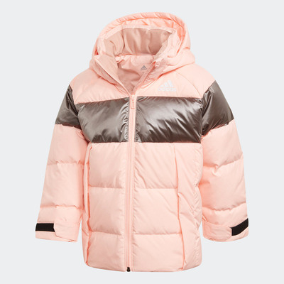 Adidas/阿迪达斯正品冬季新款小童加厚保暖女童运动羽绒服GG3632