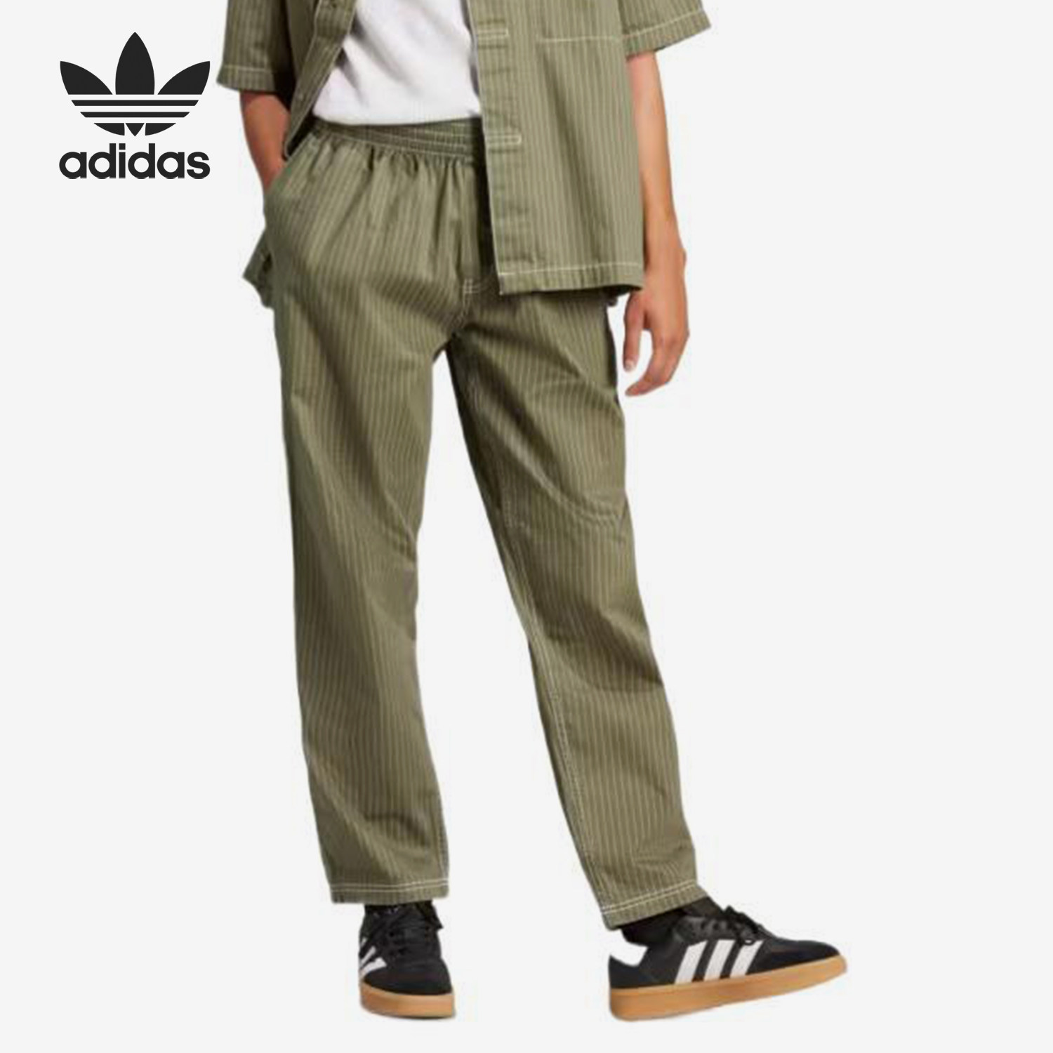 Adidas/阿迪达斯正品三叶草男士时尚宽松运动工装裤JP4488,运动服/休闲服装,运动长裤,淘宝优惠券,粉丝福利购,淘宝优惠卷