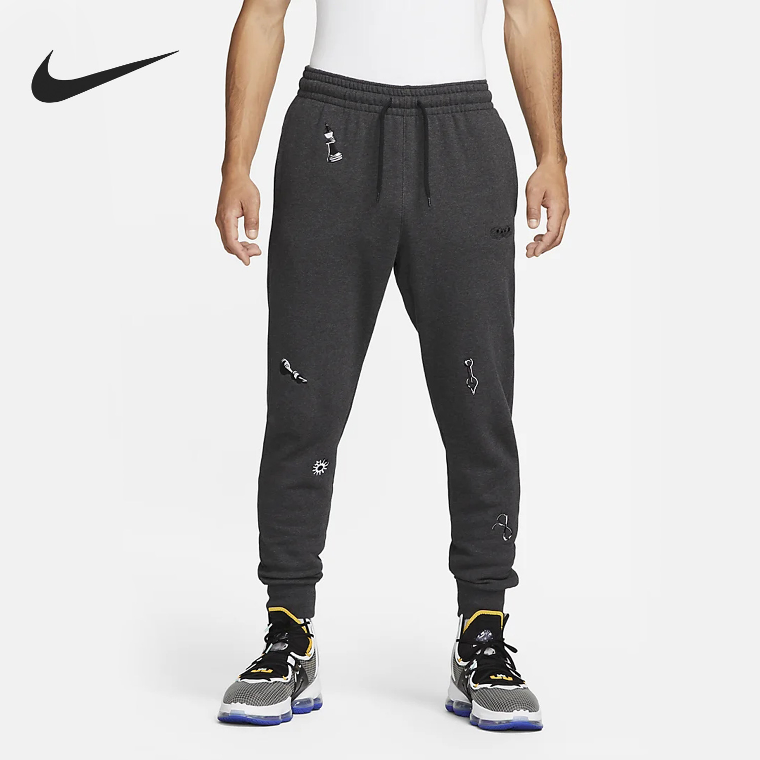 Nike/耐克正品冬季新款男子加绒保暖休闲运动长裤DQ6146-032