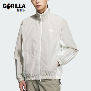 经典 Adidas JACKET男士 WOVEN 梭织立领外套KC3921 阿迪达斯正品
