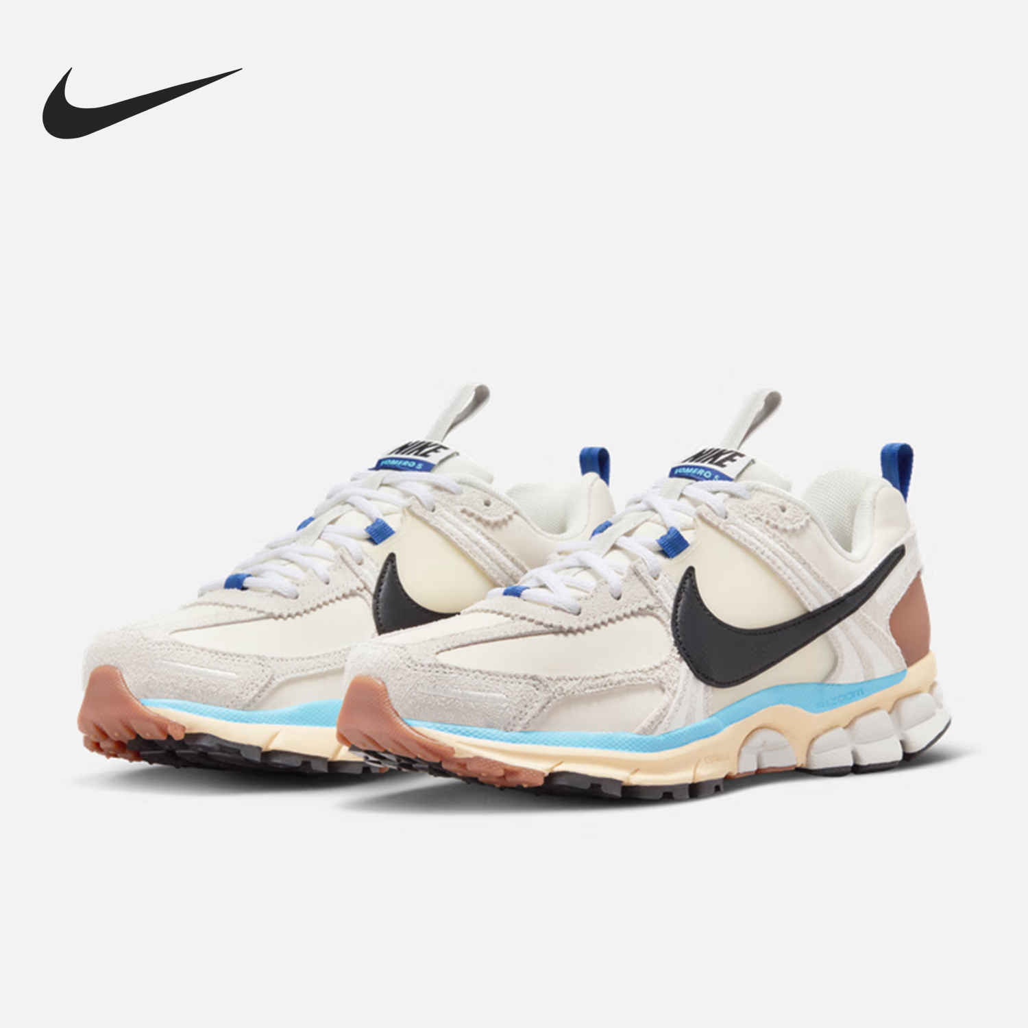 Nike/耐克正品 Zoom Vomero 5 女士复古透气跑步鞋HF4524-111