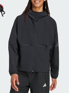 Adidas/阿迪达斯正品MYSHELTER男士休闲梭织连帽运动外套JM3936